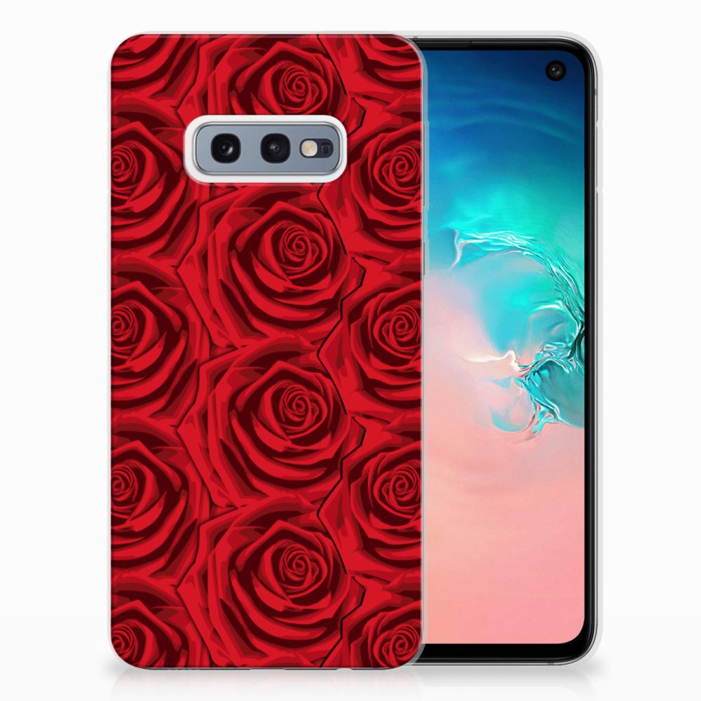 Samsung Galaxy S10e TPU Case Red Roses