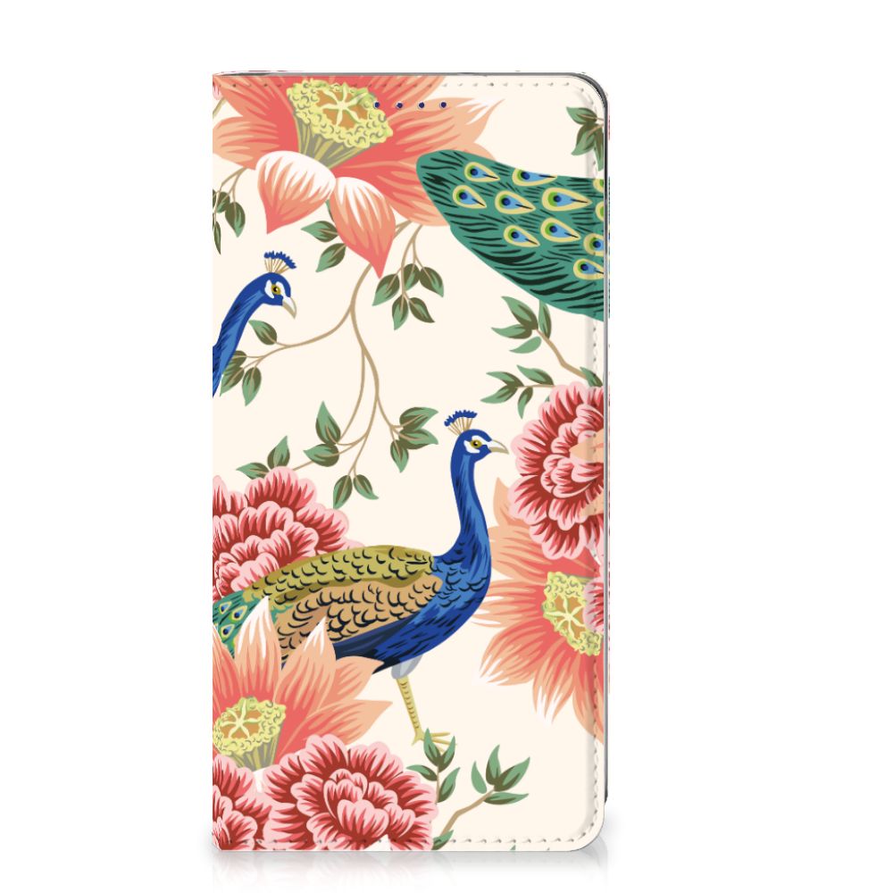 Hoesje maken voor Samsung Galaxy S10 Pink Peacock - B2C Telecom