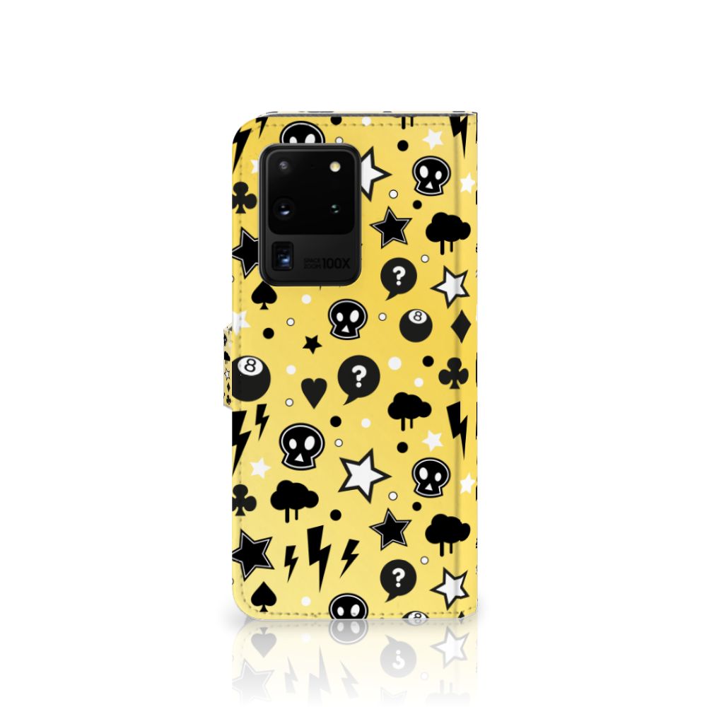 Telefoonhoesje met Naam Samsung Galaxy S20 Ultra Punk Geel