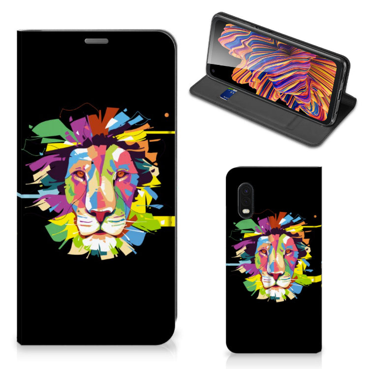 Samsung Xcover Pro Magnet Case Lion Color