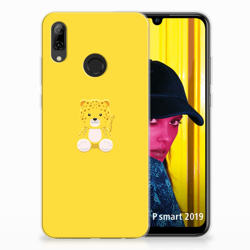 Huawei P Smart 2019 Telefoonhoesje met Naam Baby Leopard