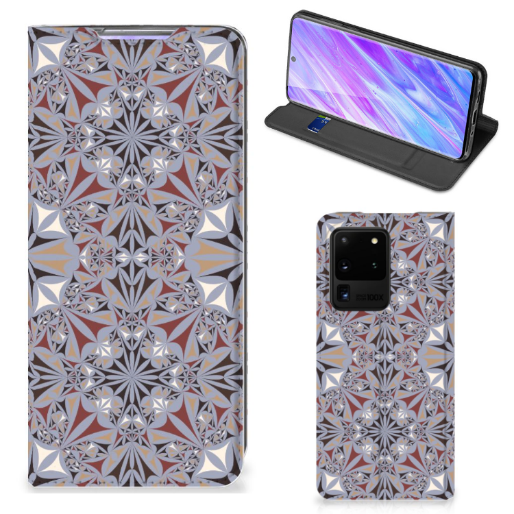 Samsung Galaxy S20 Ultra Standcase Flower Tiles - B2C Telecom