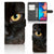 Samsung Galaxy A30 Telefoonhoesje met Pasjes Zwarte Kat