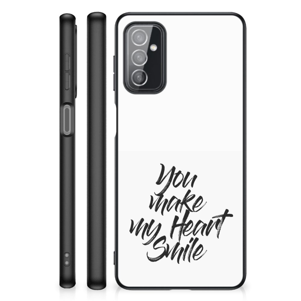 Samsung Galaxy M52 Telefoon Hoesje met tekst Heart Smile