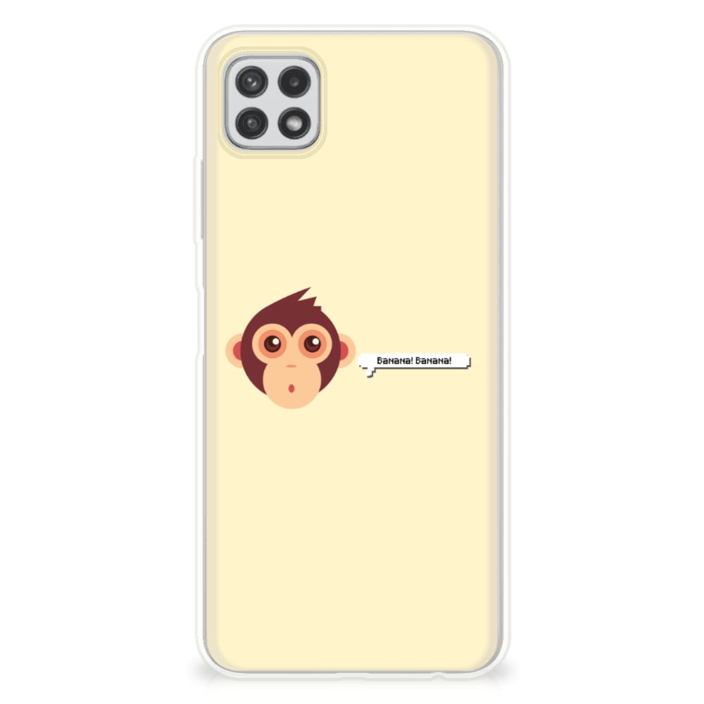 Samsung Galaxy A22 5G Telefoonhoesje met Naam Monkey B2C Telecom