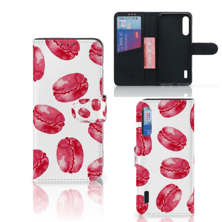 Xiaomi Mi A3 Book Cover Pink Macarons