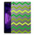 Lenovo Tab M10 HD (2de generatie) Hippe Hoes Zigzag Groen - B2C Telecom