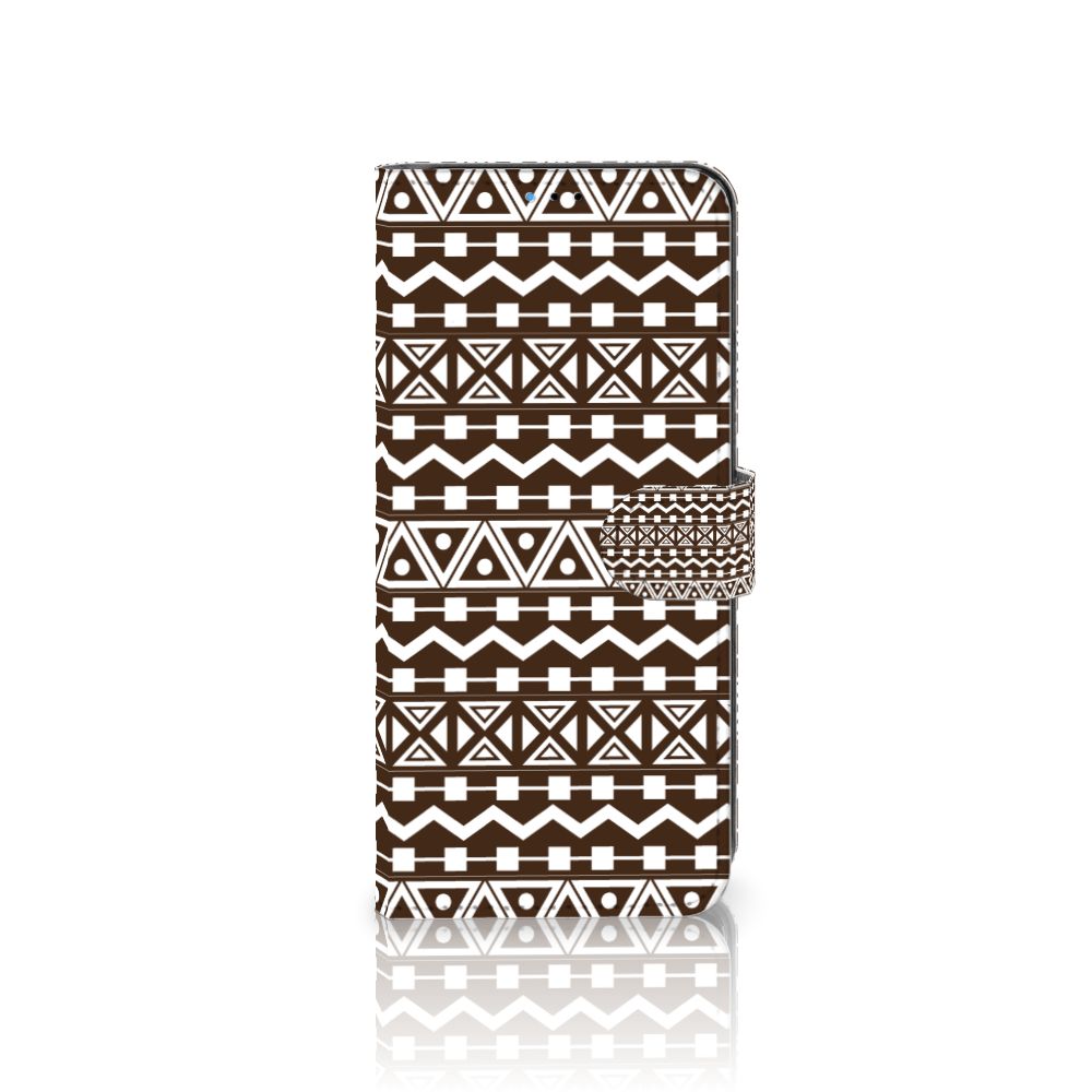 Motorola Moto E20 | E30 | E40 Telefoon Hoesje Aztec Brown