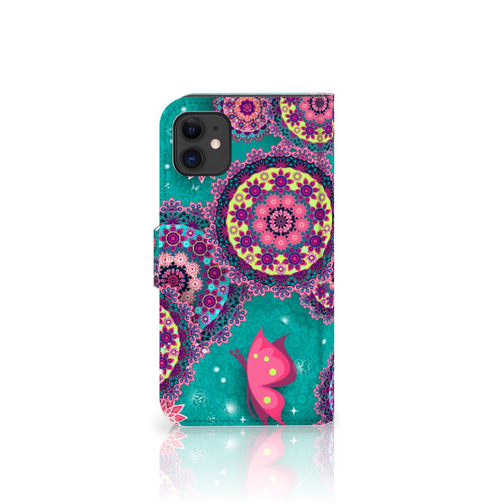 Apple iPhone 11 Hoesje Cirkels en Vlinders