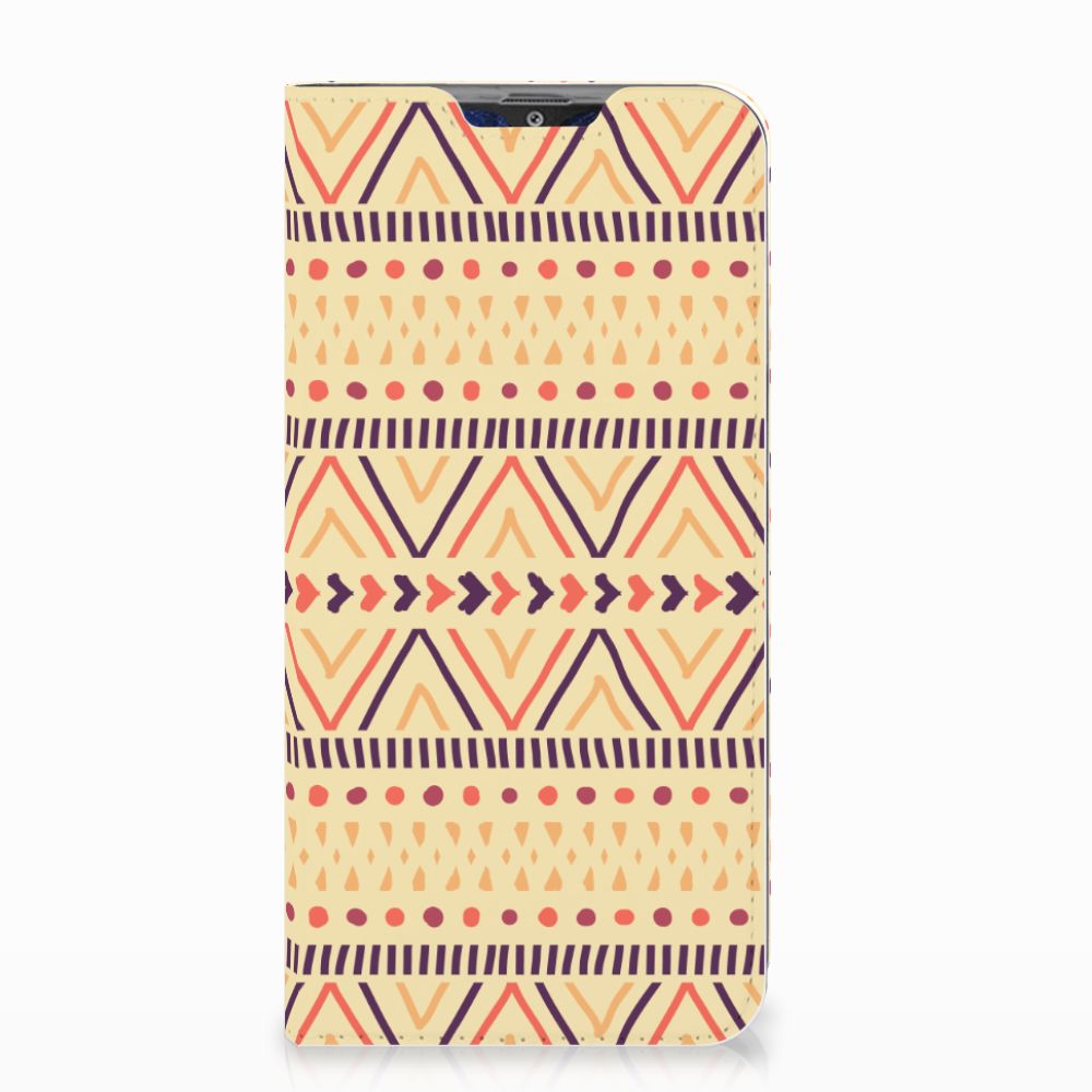 Samsung Galaxy A30 Hoesje met Magneet Aztec Yellow