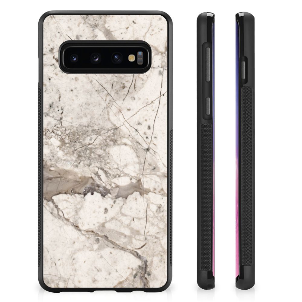 Samsung Galaxy S10+ Gripcase Marmer Beige B2C Telecom