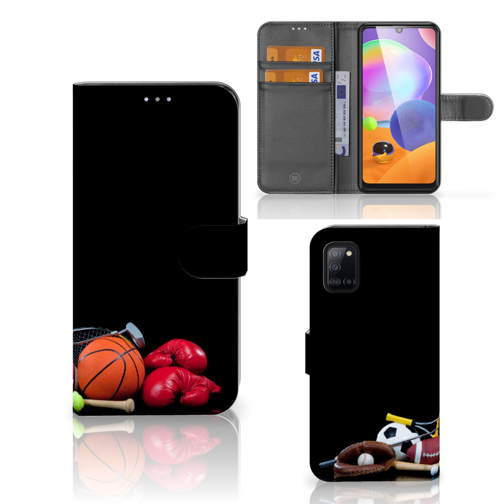 Samsung Galaxy A31 Wallet Case met Pasjes Sports