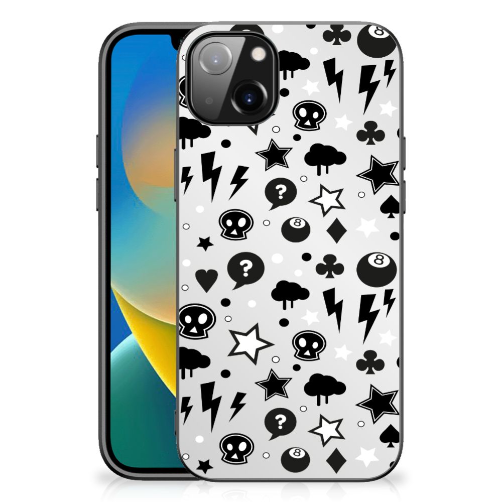 Telefoonhoesje iPhone 14 Plus Silver Punk