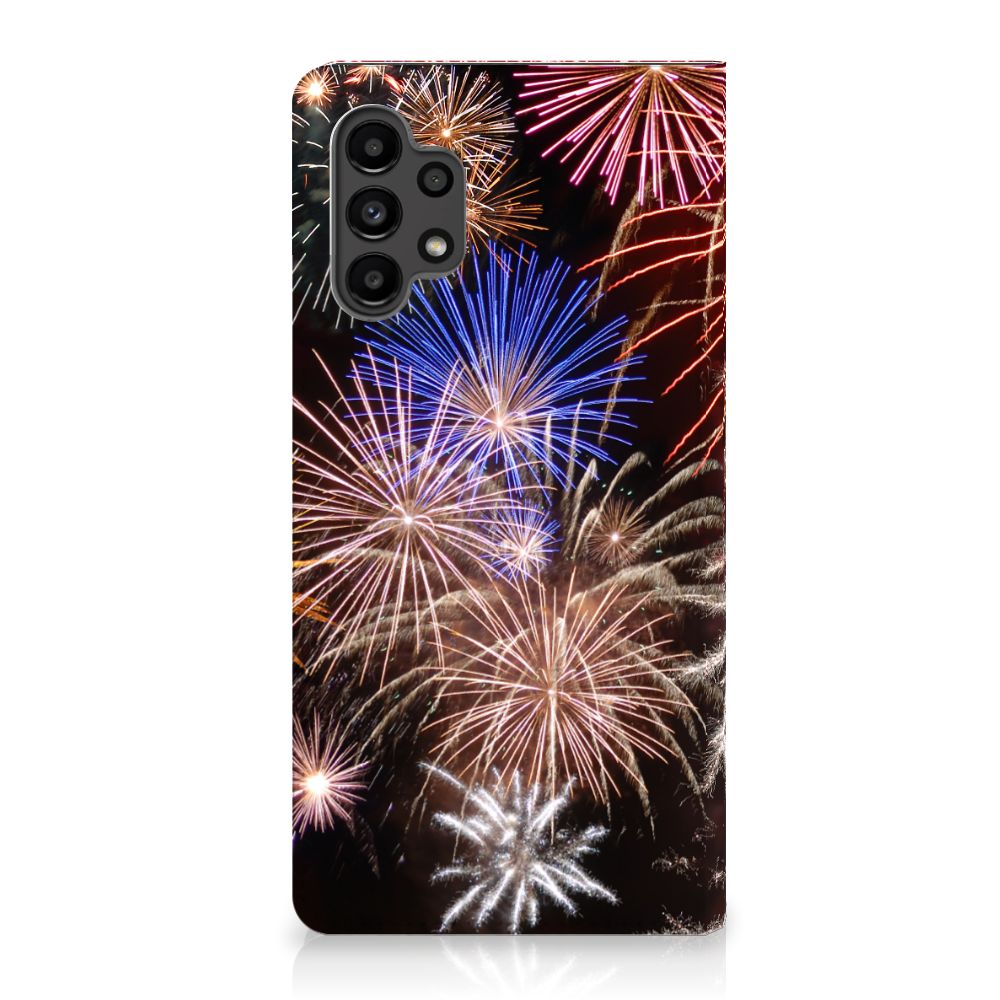 Samsung Galaxy A13 (4G) Hippe Standcase Vuurwerk - B2C Telecom