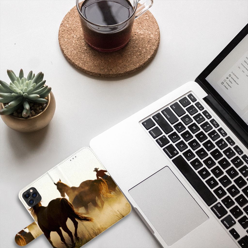 Apple iPhone 11 Pro Telefoonhoesje met Pasjes Design Cowboy