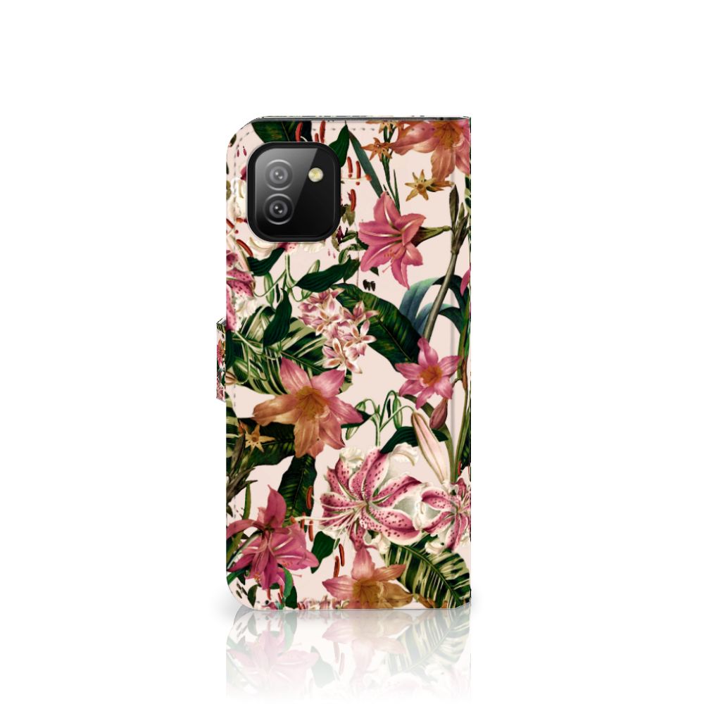 Samsung Galaxy A03 Hoesje Flowers