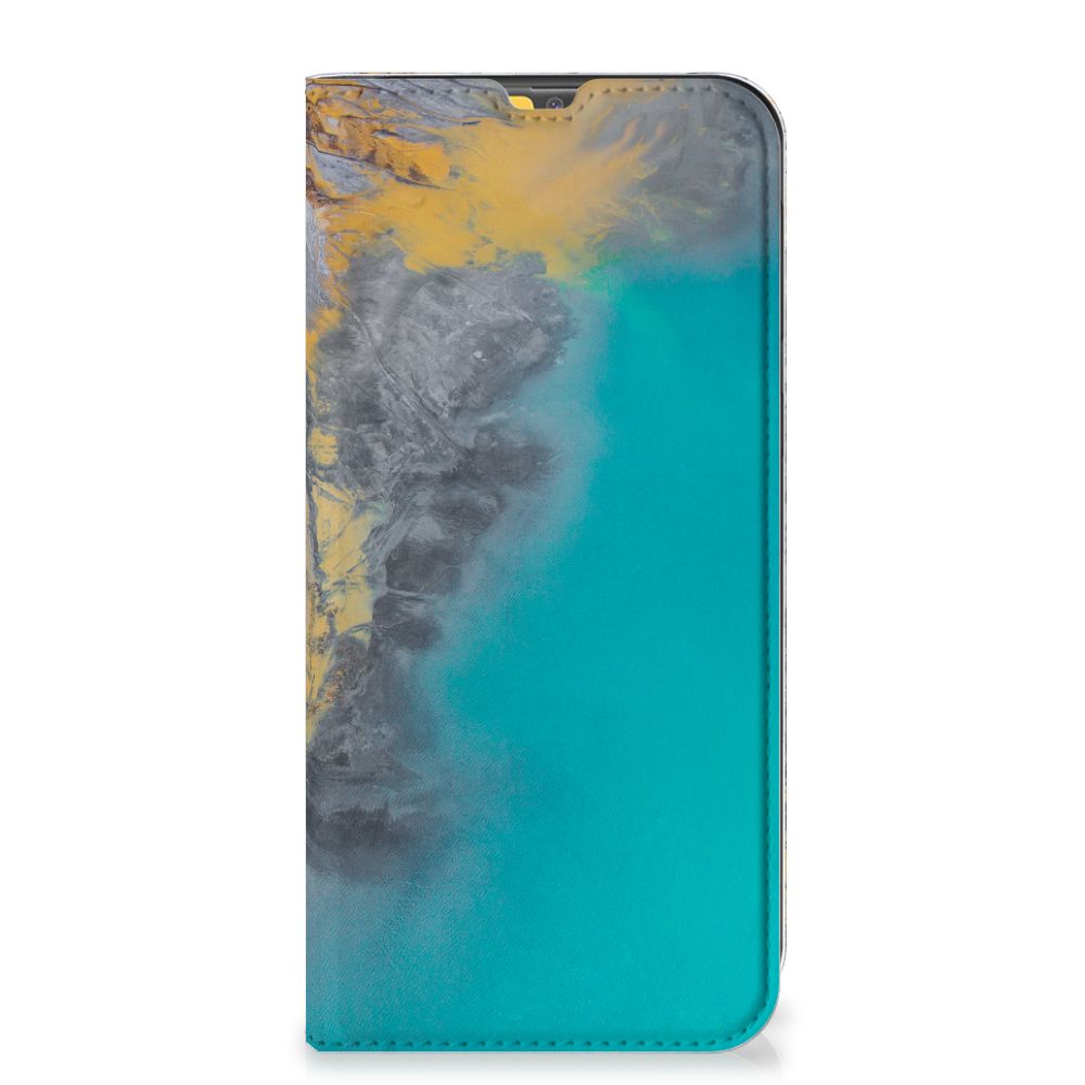 Samsung Galaxy M30s | M21 Standcase Marble Blue Gold - B2C Telecom