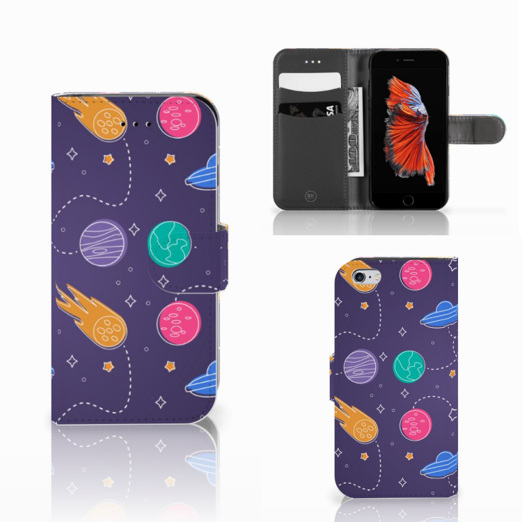 Apple iPhone 6 | 6s Wallet Case met Pasjes Space