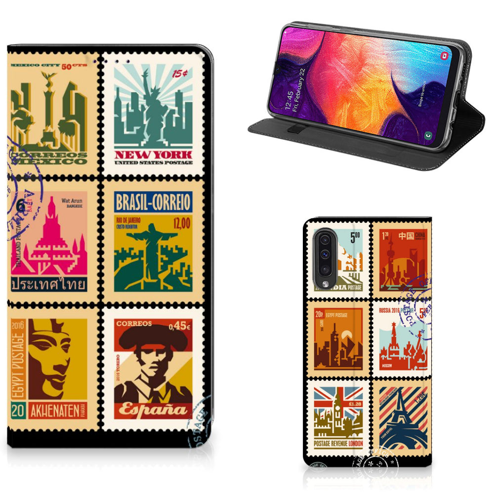 Samsung Galaxy A50 Book Cover Postzegels