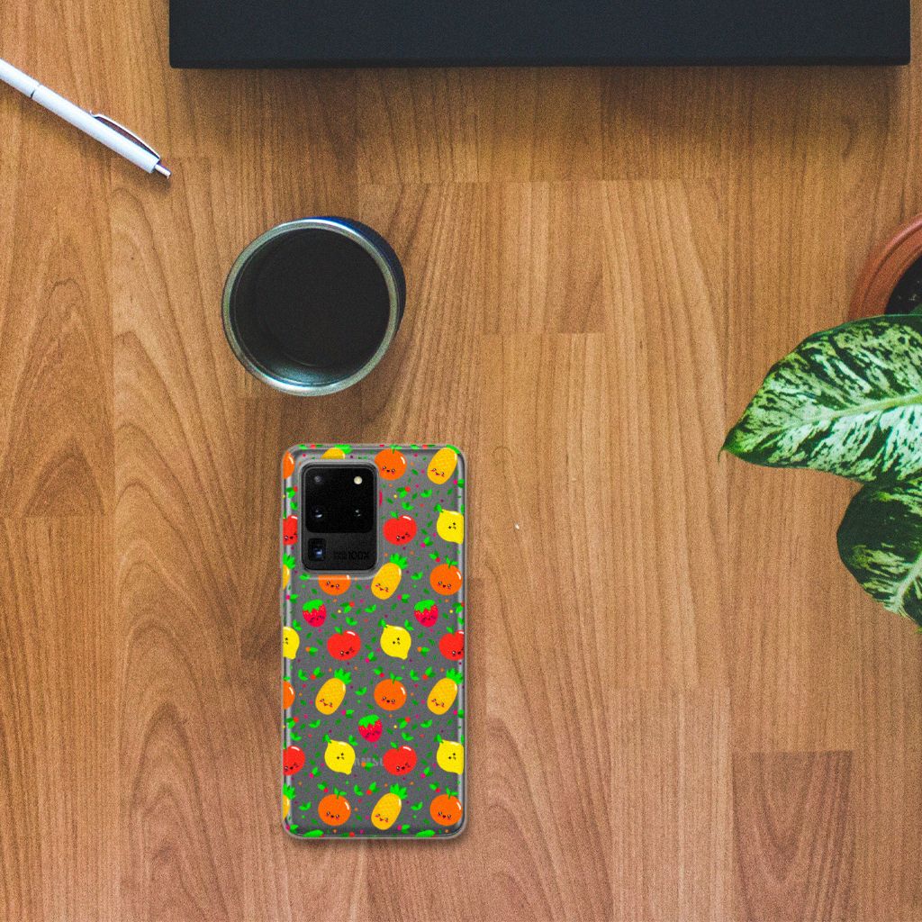 Samsung Galaxy S20 Ultra Siliconen Case Fruits B2C Telecom