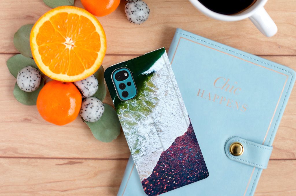 Motorola Moto G22 Stand Case Sea in Space - B2C Telecom