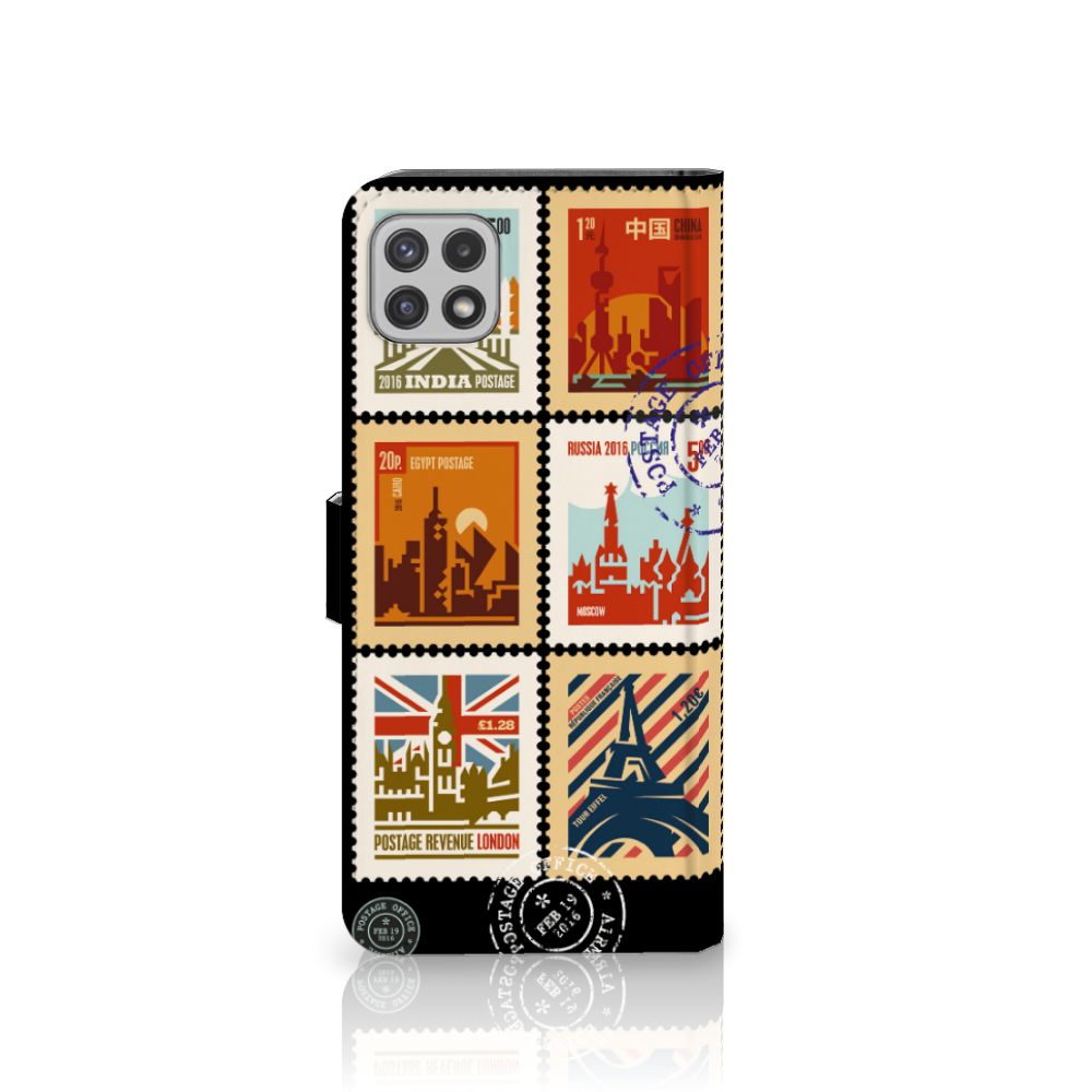 Samsung Galaxy A22 5G Flip Cover Postzegels