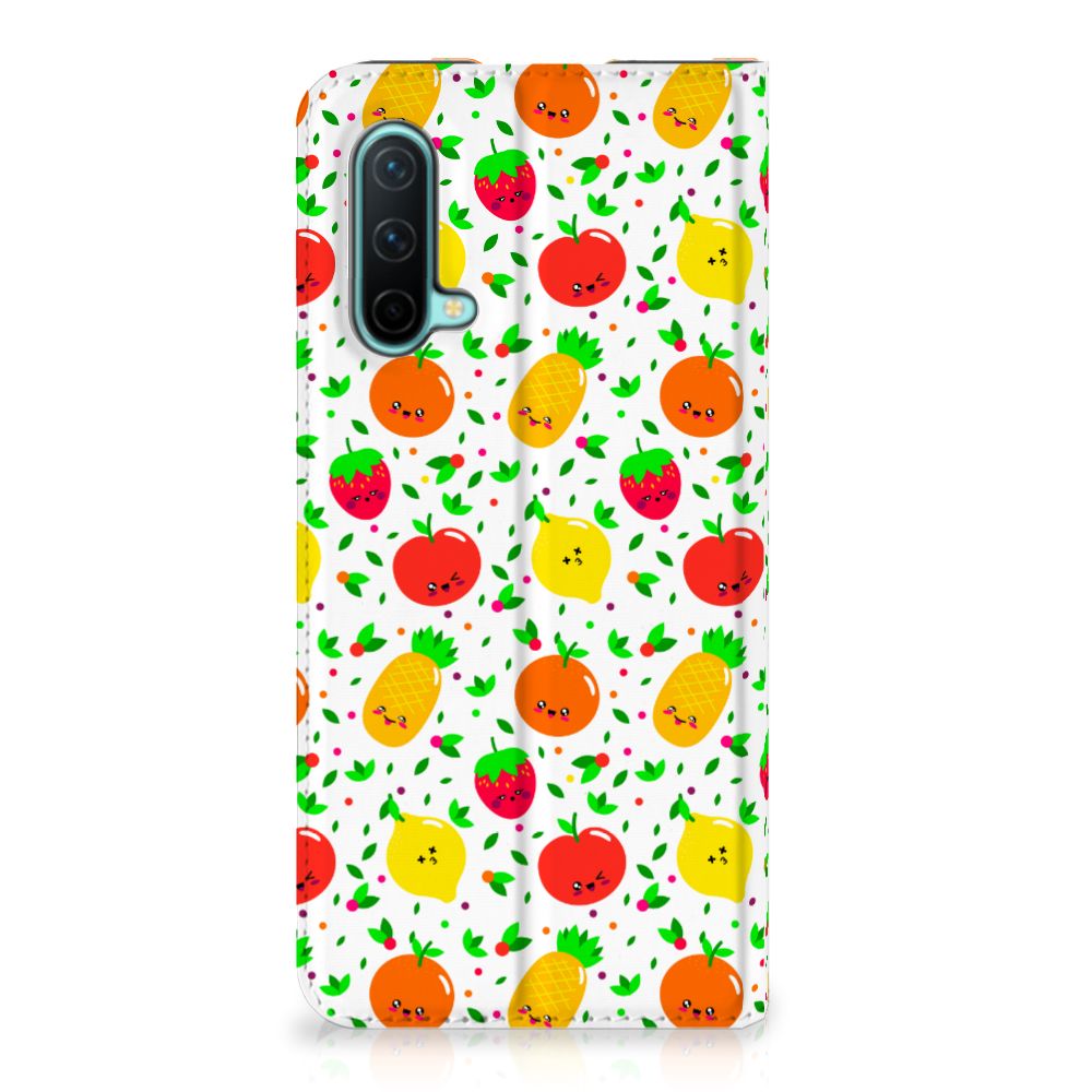 OnePlus Nord CE 5G Flip Style Cover Fruits - B2C Telecom