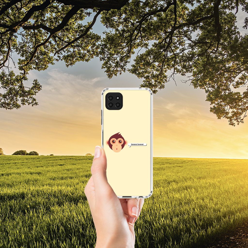 Samsung Galaxy A22 5G Stevig Bumper Hoesje Monkey B2C Telecom