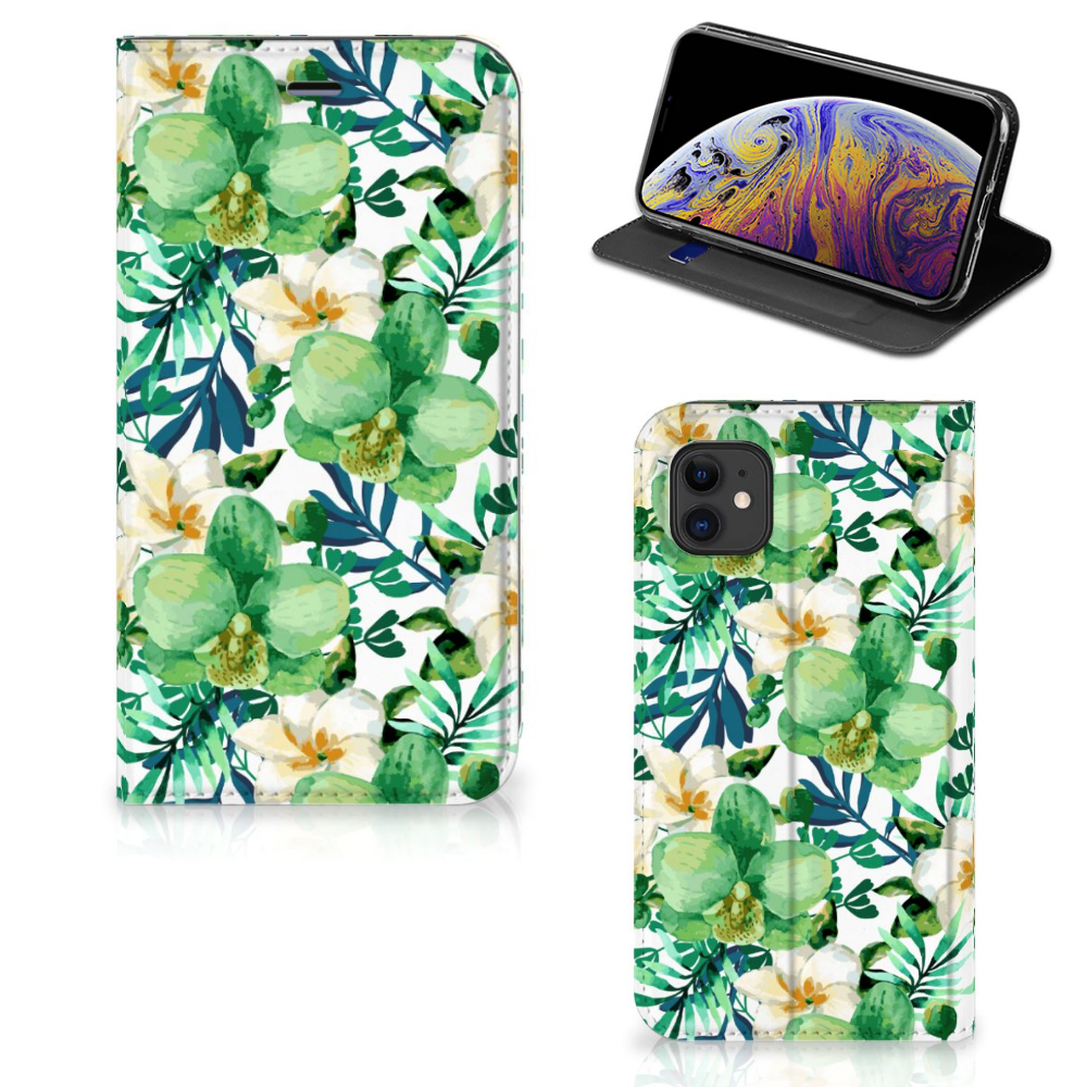 Apple iPhone 11 Smart Cover Orchidee Groen