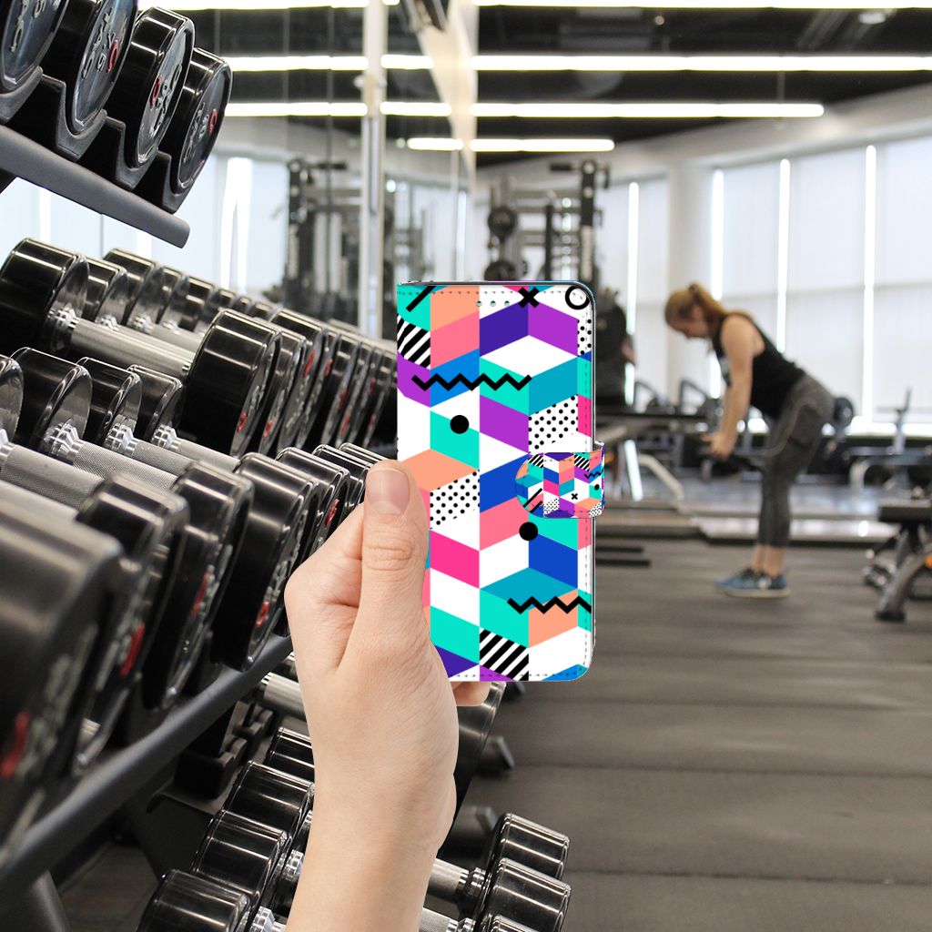 Sony Xperia 10 IV Book Case Blokken Kleurrijk