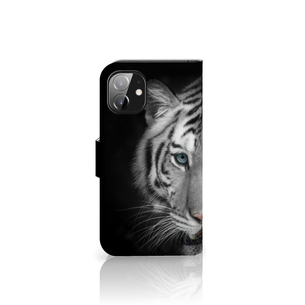 Apple iPhone 12 Mini Telefoonhoesje met Pasjes Tijger