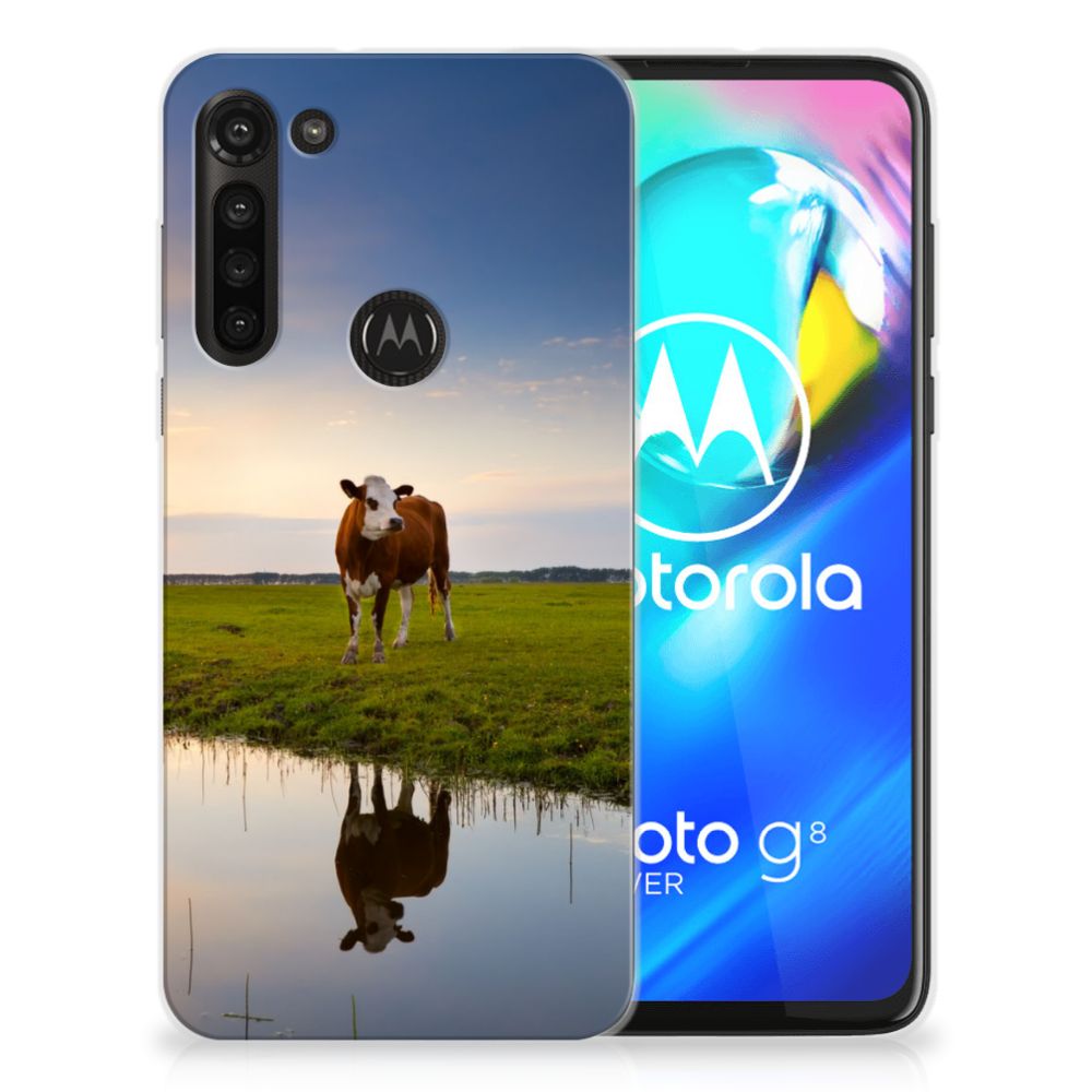 Motorola Moto G8 Power TPU Hoesje Koe B2C Telecom