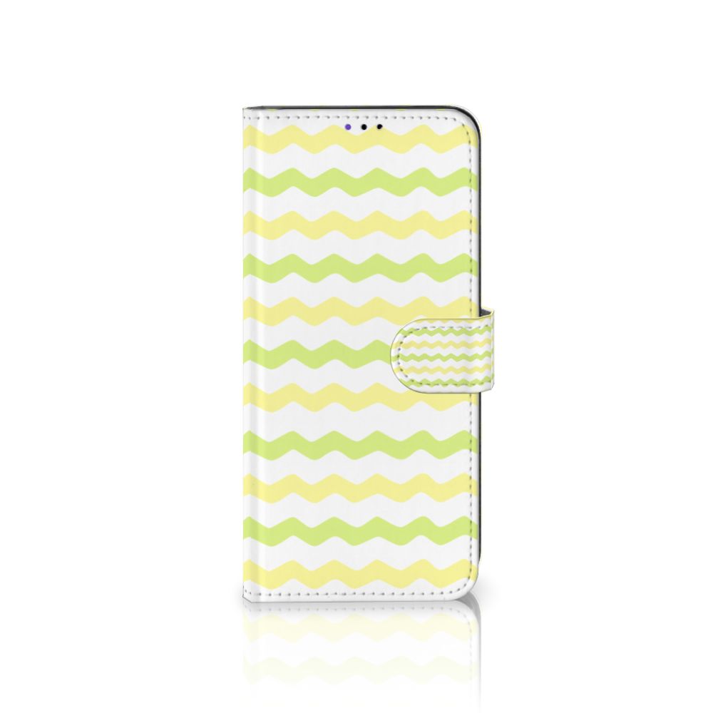 Samsung Galaxy A22 5G Telefoon Hoesje Waves Yellow
