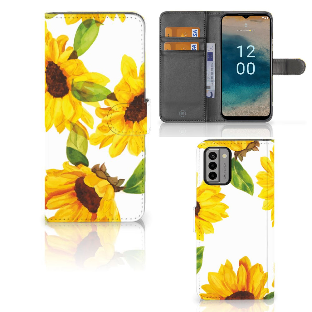 Hoesje voor Nokia G22 Zonnebloemen