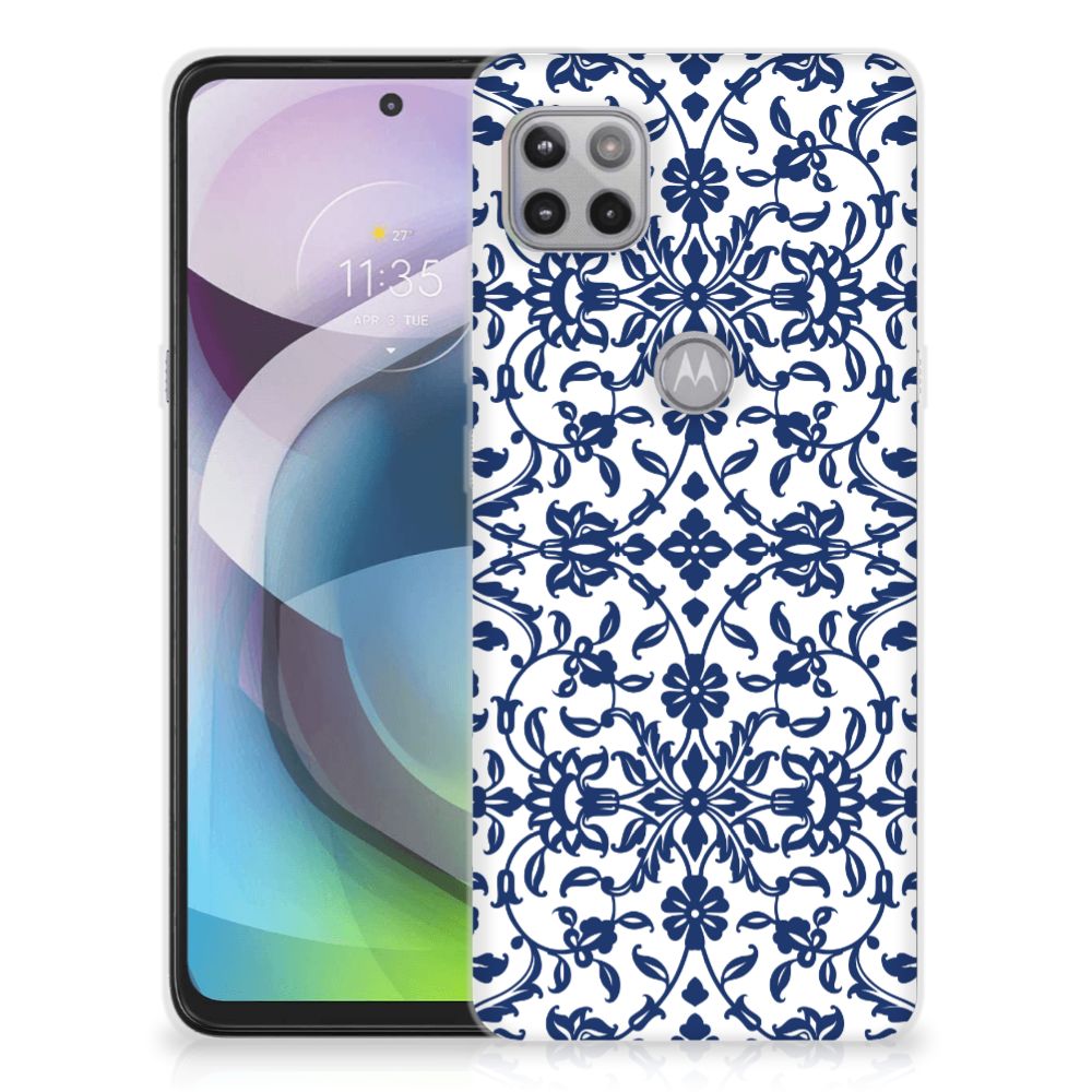 Motorola Moto G 5G TPU Case Flower Blue B2C Telecom