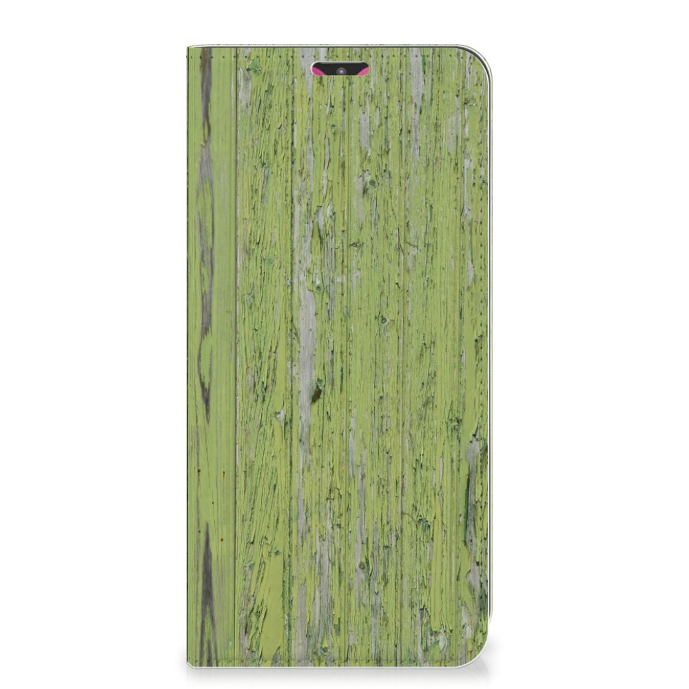 Samsung Galaxy M20 Book Wallet Case Green Wood