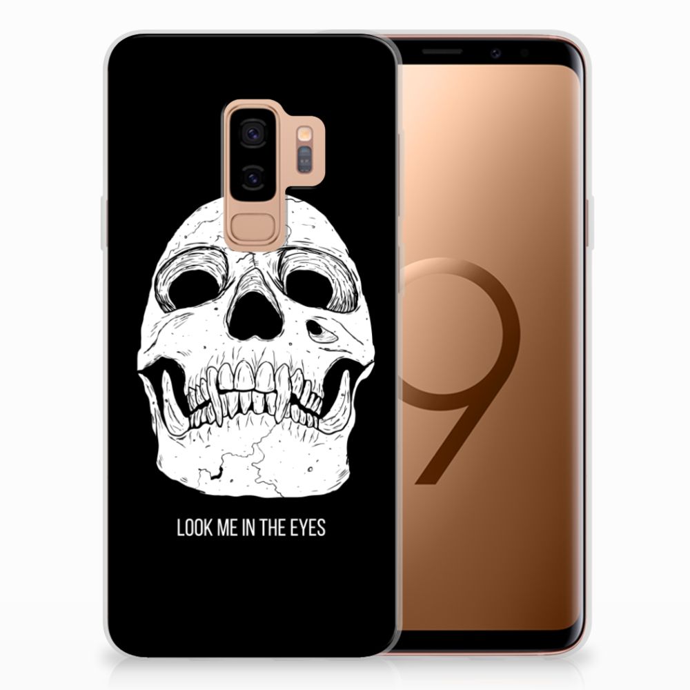 Silicone Back Case Samsung Galaxy S9 Plus Skull Eyes