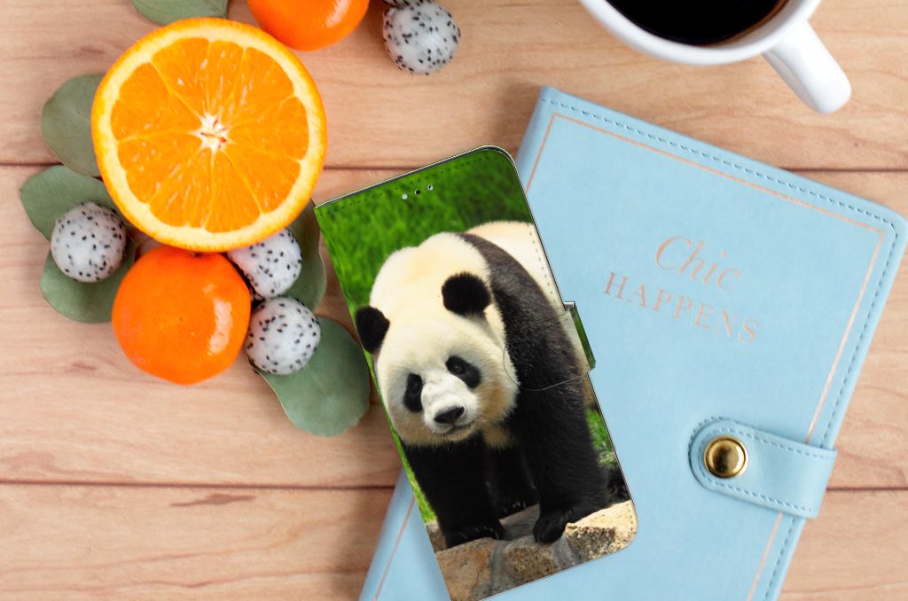 OPPO A17 Telefoonhoesje met Pasjes Panda