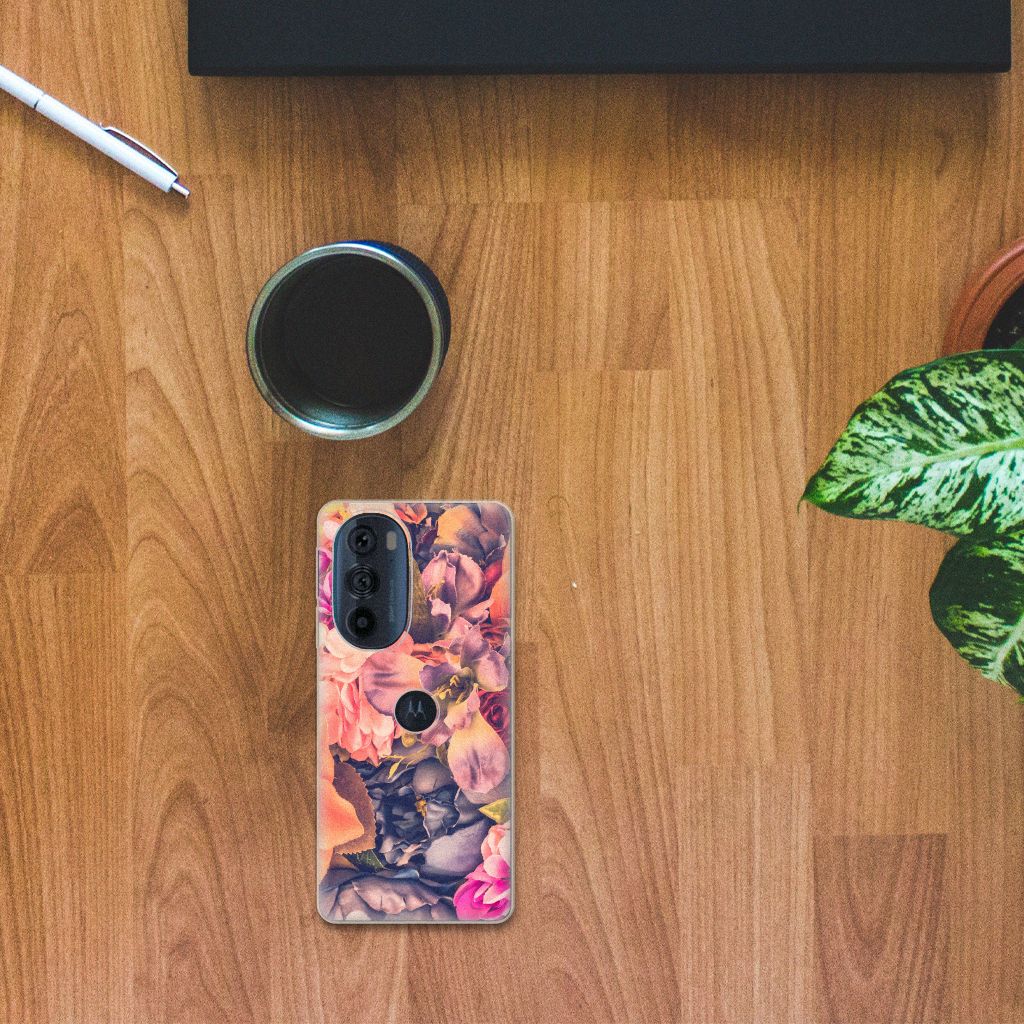 Motorola Edge 30 Pro TPU Case Bosje Bloemen B2C Telecom