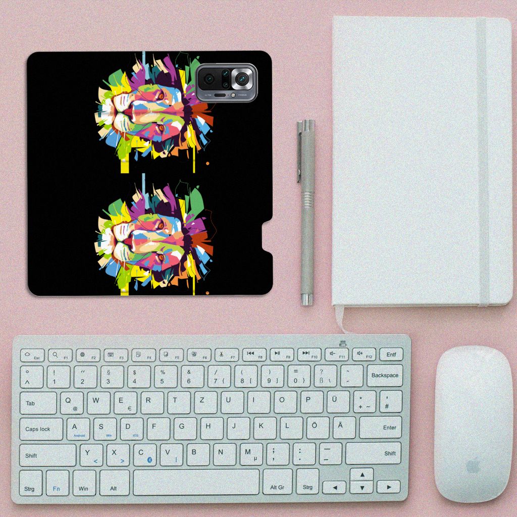 Xiaomi Redmi Note 10 Pro Magnet Case Lion Color - B2C Telecom