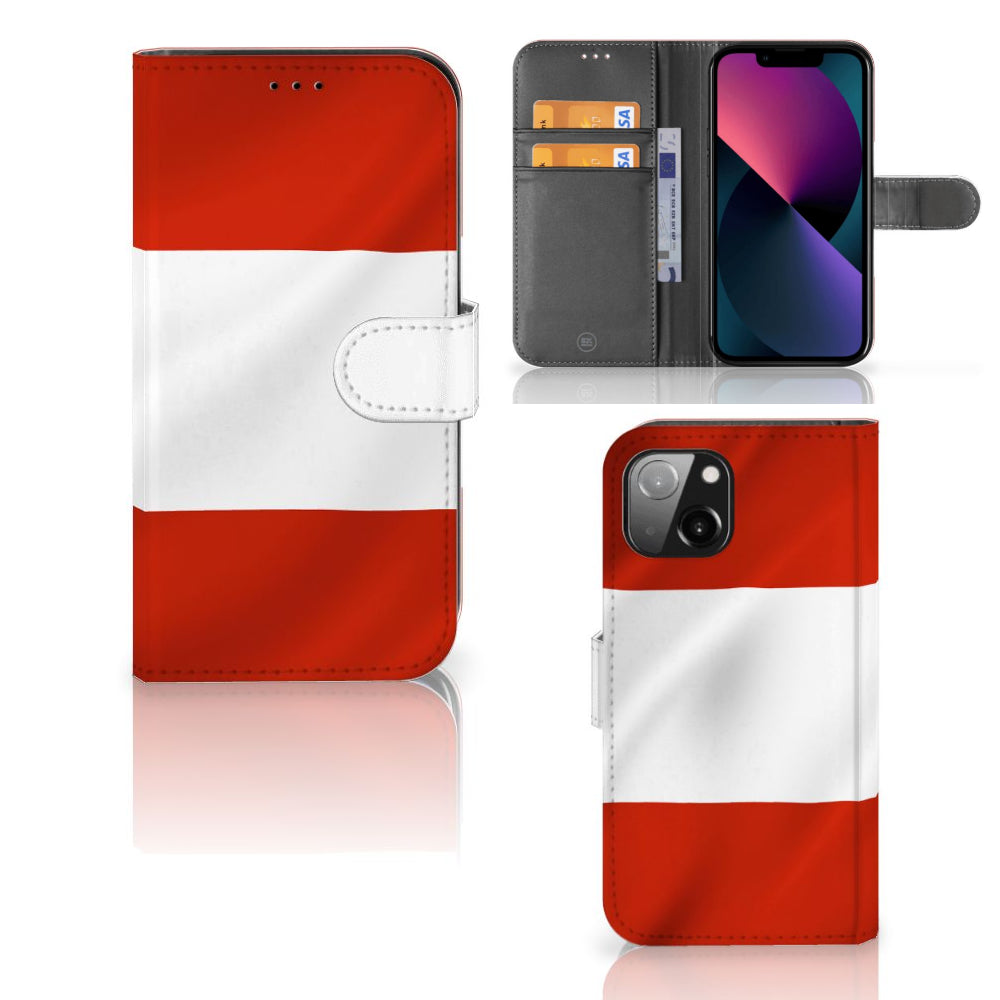Apple iPhone 13 Bookstyle Case Oostenrijk