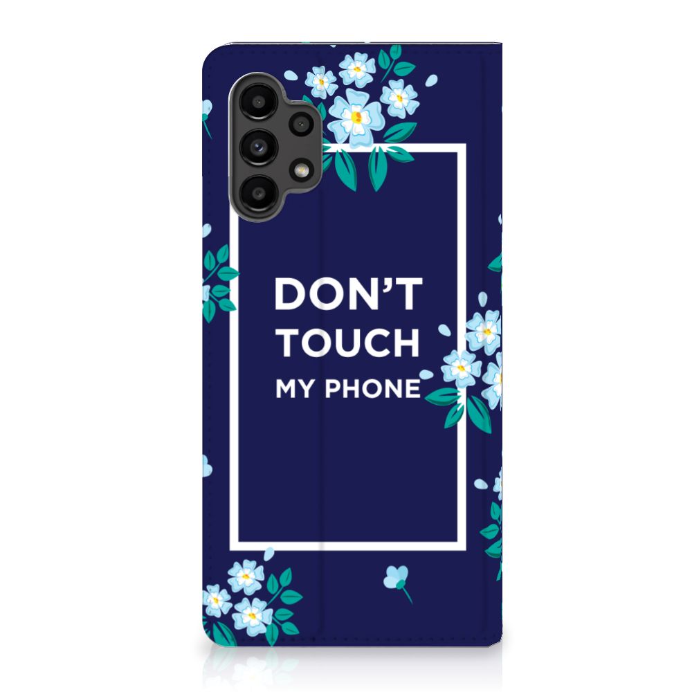 Samsung Galaxy A13 (4G) Design Case Flowers Blue DTMP - B2C Telecom