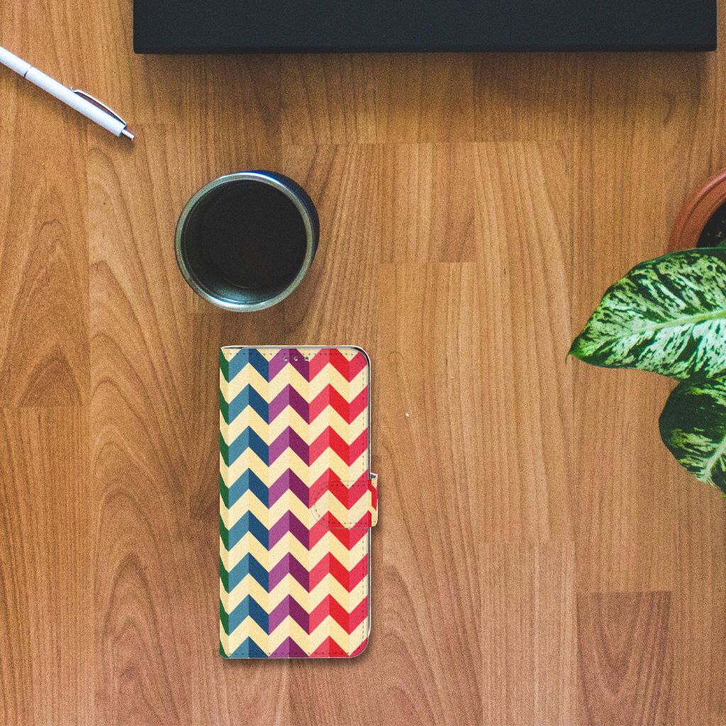 Samsung Galaxy S20 FE Telefoon Hoesje Zigzag Multi Color