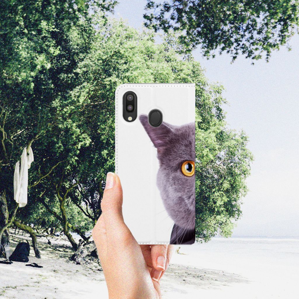 Samsung Galaxy M20 Hoesje maken Kat