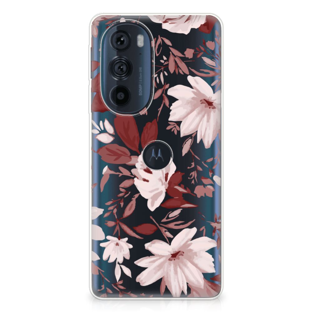 Hoesje maken Motorola Edge 30 Pro Watercolor Flowers B2C Telecom