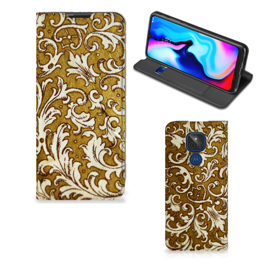 Telefoon Hoesje Motorola Moto G9 Play Barok Goud - B2C Telecom