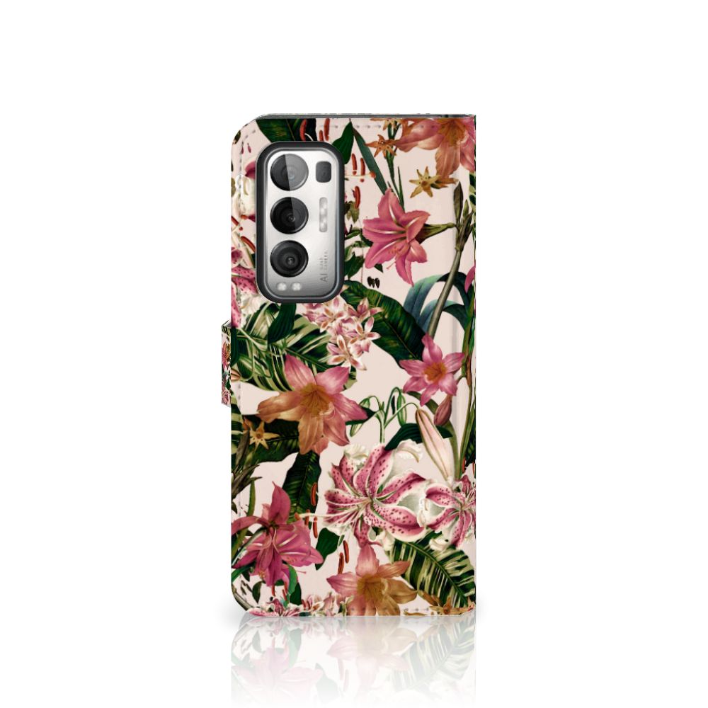 OPPO Find X3 Neo 5G Hoesje Flowers