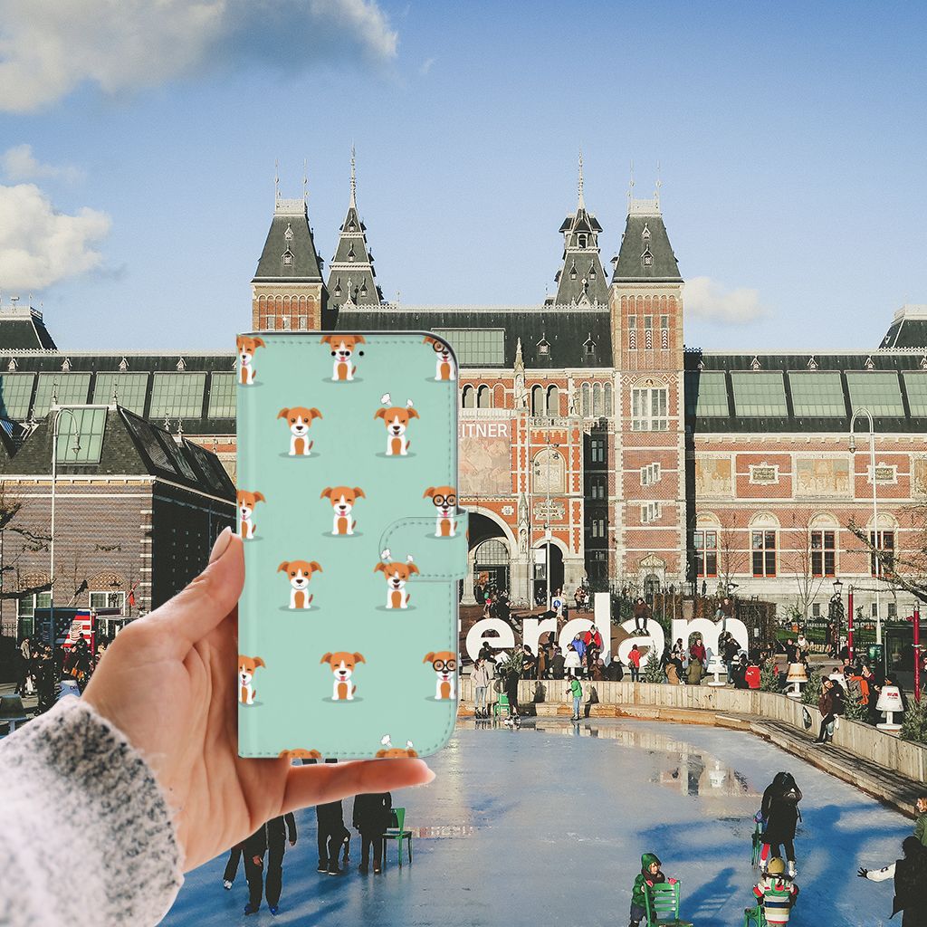 iPhone 13 Pro Max Telefoonhoesje met Pasjes Pups