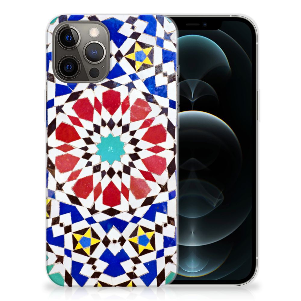 iPhone 12 Pro Max TPU Siliconen Hoesje Mozaïek B2C Telecom