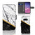 Samsung Galaxy S10e Bookcase Marmer Wit Zwart - Origineel Cadeau Man